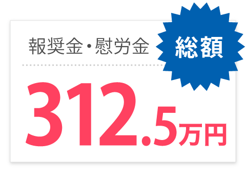 契約満了金 総額300万円