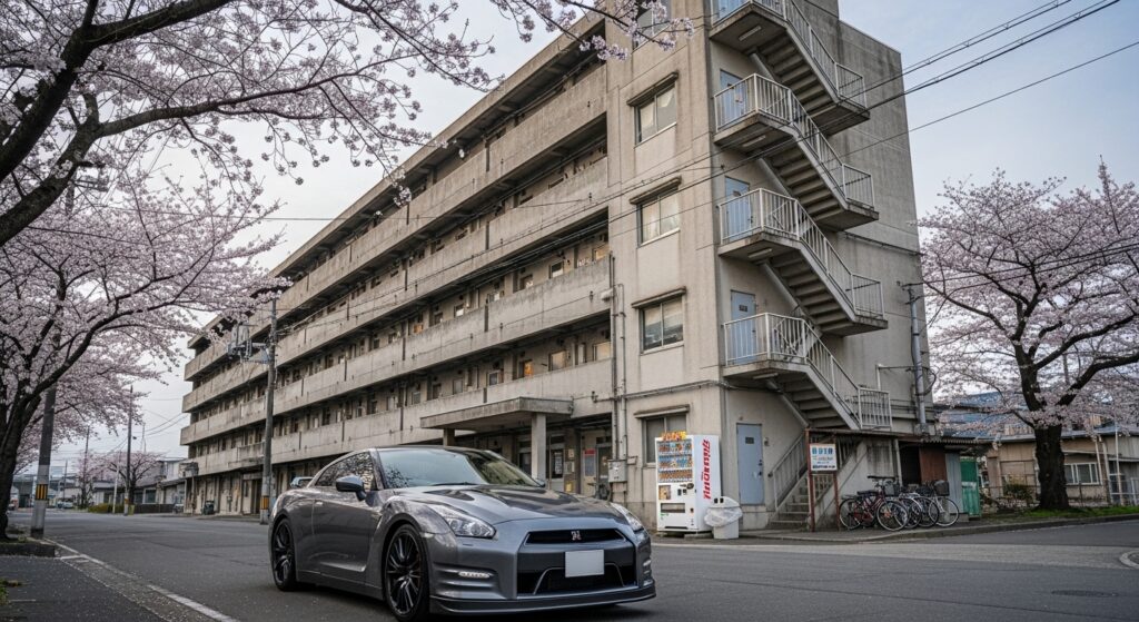 寮に車を持ち込む